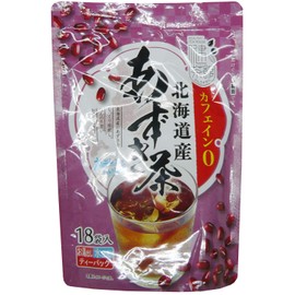 Kenchakan Azuki Tea Made in Hokkaido, 18 P., 4.8 oz (108 g), Decaffeinated Tea Bag