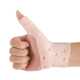Atmungsaktive Gel-Handgelenk- und Daumenbandage für rechte und linke Hand, lindert Schmerzen im Handgelenk und Daumen, einschließlich Arthritis, Rheuma