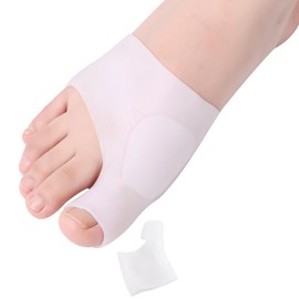 DYKOOK Gel Metatarsal Sleeves and Bunion Cushions 2Pack Thickened Metatarsal Silicone Pad Protector Bunion Pad Sleeve for Bunions Forefoot Pain Relieved and Friction Prevented