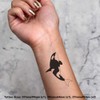 4 x 'Killer Whale' Temporary Tattoos - Water Resistant, Skin-Safe,