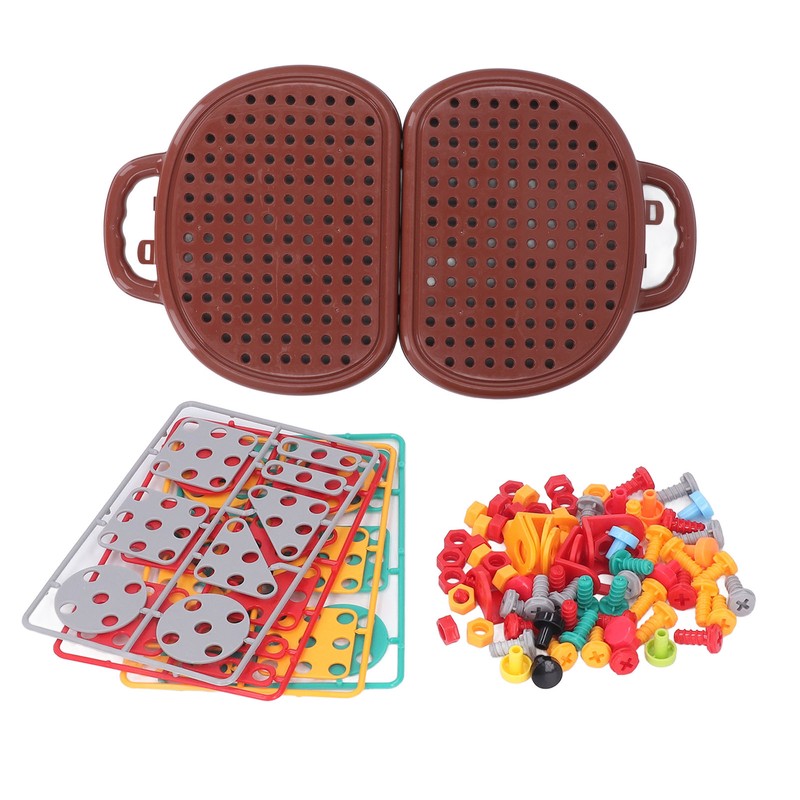 Drill Puzzle Set Steam Learning Toys with Electric Drill Screw