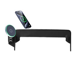 AbeeyGeomarn Car Phone Holder for Toyota Camry 2021 2022 2023 2024 Accessories Apply to 9 Inch Touch Screen 15W Fast Wireless Charger Screen Fixed Clip Cell Phone Mount Hands-Free 360 Degree Rotation