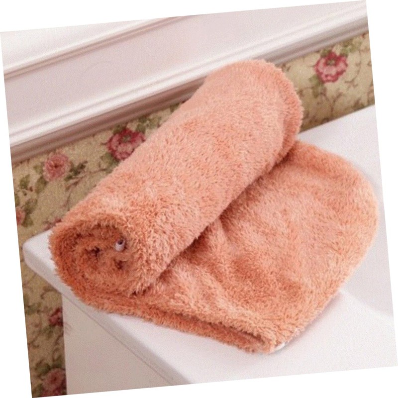 Baluue 2pcs Thicken Shower Cap Towel Microfibre Hair Towel Quick
