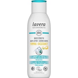 lavera Basis Sensitiv Body Lotion Firming - with Organic Aloe Vera & Natural Coenzyme Q10 - improves skin elasticity - leaves skin feeling firmer - natural Cosmetics - vegan - organic (1 x 250ml)