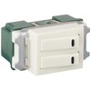 Panasonic Embedded Twin Switch B Single Piece WN5121