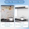 Yootiko Kitchen Stove Backsplash Clear Protector,Electrostatic Protective Film,Dry Erase Wallpaper,Plastic