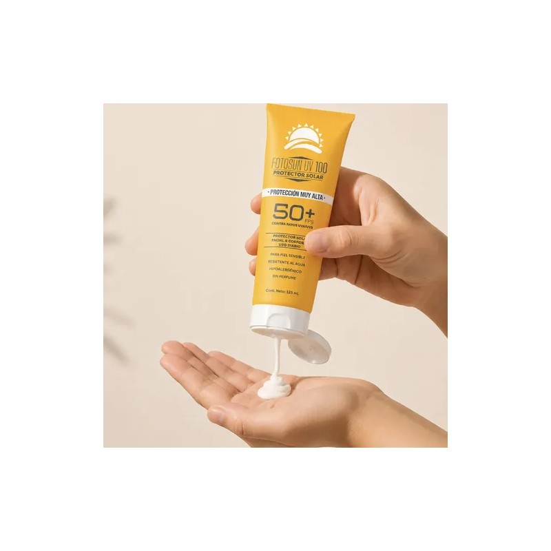 Protector solar Daclaf Fotosun Uv 100 con 125mL