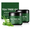 NUOKOU 2PCS Tea Tree Oil Foot Cream,with Vitamin E, Aloe