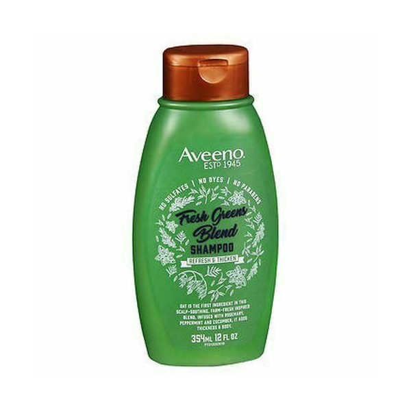 Aveeno Refresh & Thicken Fresh Greens Blend Shampoo 12oz