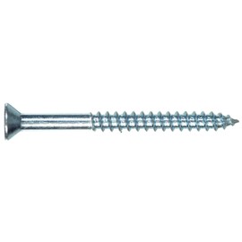 Hillman Interior Wood Screws, #4 x 3/8” Zinc, Flat Head, Phillips Screws