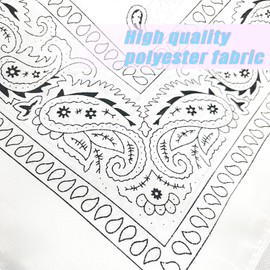 JIANGLAI Bandana with Heart Sunglasses, Disco Cowgirl Bachelorette Paisley Scarf for Men Women (Black)