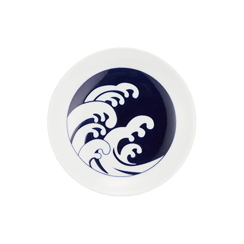 Kihara 9767 Bean Plate Wave Diameter 4.2 x Height 0.7