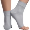 KEMFORD Ankle Compression Sleeve - 20-30mmhg Open Toe Compression Socks