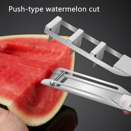 Collfa Fun Watermelon Cube Cutter 304 Stainless Steel Slicer Tool for Cut Watermelon Fruit Plate, Home,Parties and Picnics for Kitchen Utensils