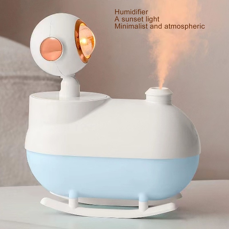 Mini Air Humidifier Quiet Portable Multifunctional Aroma Humidifier for Study