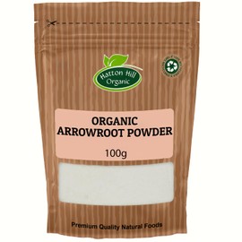 Organic Arrowroot Powder 100g by Hatton Hill Organic | Perfect for Cooking, Baking, and Sauces