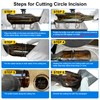 Smasener Wine Bottle Cutter,Glass Bottle Cutter Set, Wine Bottle Cutter
