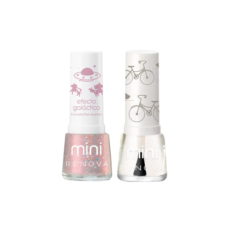 Renova Esmaltes para Uñas Mini duo Luna y Brillo cada