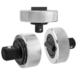 YAKAMOZ 3Pcs Mini Finger Ratchet Set, 1/4 3/8 1/2 Drive Palm Ratchet Wrench Set Reversible Ratcheting Finger Socket Driver Stubby Thumbwheel Ratchet for Tight Spaces