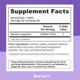 Barimelts Probiotic Probióticos Bariatricos Cereza Tabs Sabor