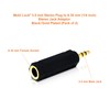 Mobi Lock 2pcs 3.5mm Plug to 6.35mm Socket - 1/8