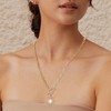 DoreenBox Paperclip Chain Necklace for Women, 18K Gold Plated Paperclip