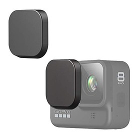 Hero8 Silicon Lens Adsorption Cap for GoPro Hero 8 Black Action Camera，Fire Rock HERO8 Lens Cap Protective Cover for Hero8 Sports Cameras - 2Packs