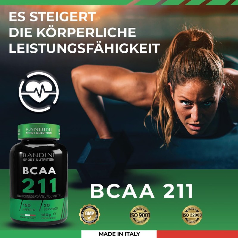 BANDINI® BCAA 211 150 Tablets, BCAA 2.1.1 Branched Chain Amino
