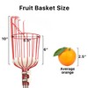 Fruit Picker, 8 FT Fruit Picker Pole with Large Basket,