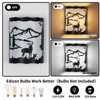 Monaxon Rustic Deer Sconce Wall Lamp with Shade – E26