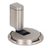 EVTSCAN Modern Silent Mechanical Door Stopper, Brushed Nickel, Adjustable Height,