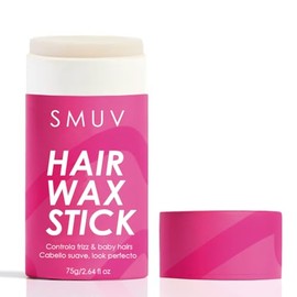 Cera para Cabello Mujer Anti frizz, Fijador de Cabello y Control de Baby Hairs, Cera para Peinar para Todo Tipo de Cabello, Portátil para Retoques Rápidos, Clean Look