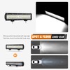 LITE-WAY 12 Inch 30000LM LED Light Bar for Truck, Boat,