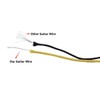 Guyker Cloth-Covered Braided Guitar Wire - 15 Feet (5-white/5-black/5-yellow) Electrics