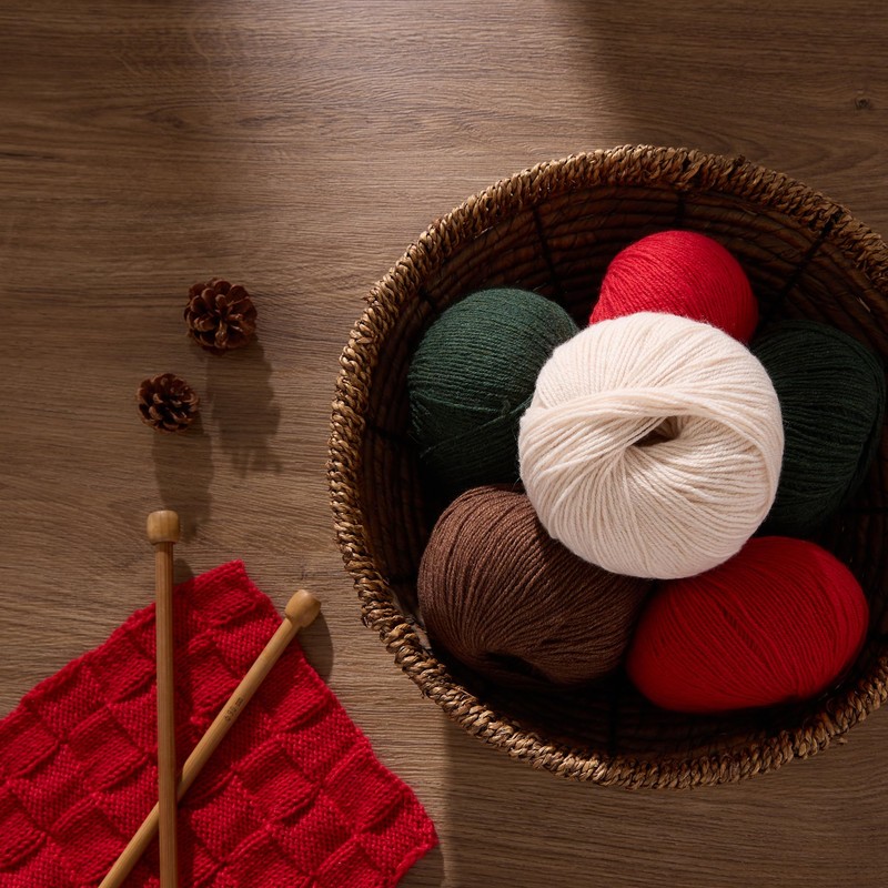 Gisimo 100% Inner Mongolian Cashmere Yarn, 6-Ply Luxurious and Soft