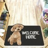 URAYUC Entrance Mat, Outdoor, Indoor, Dog Pattern/Animal Pattern, Cute, Stylish,