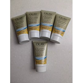 Olay 5pcs 1oz Olay Micropolishing Facial Cleanser Crushed Ginger Citrus 5oz Total