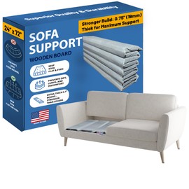 Greaton, Heavy Duty Premium Couch Cushion Support Board to Fix Sagging Sofas, 24 x 72 Under Sofa-Seat, Thick Wood Boards Add Strong Seat Supports, Replacement Stuffing Under Couches, Sofa, Chair
