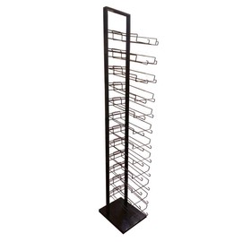 Only Hangers Only Hangers 12 Tier Black Cap Rack (Holds 144 Hats)
