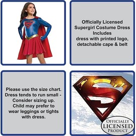 Rubie's コスチューム スーパーガール 子供用 テレビドラマ M マルチカラー 630076M