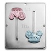 Stagecoach Cinderella Carriage Lollipop Chocolate Candy Mold 3462 2 Cavity