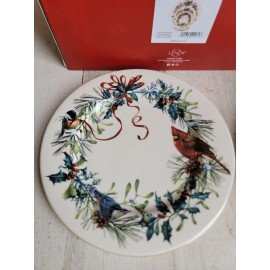 Lenox Winter greetings 5 piece place setting plate set Xmas