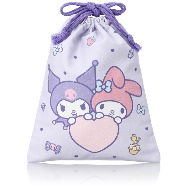 My Melody JMM-650 Drawstring Character Drawstring S Girls Purple, purple