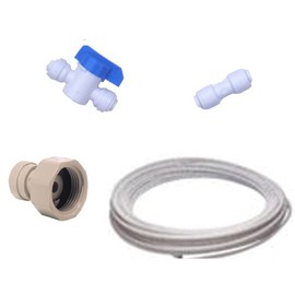 Fridge-fitting fitting for all brands of American refrigerators (coupling + hose)