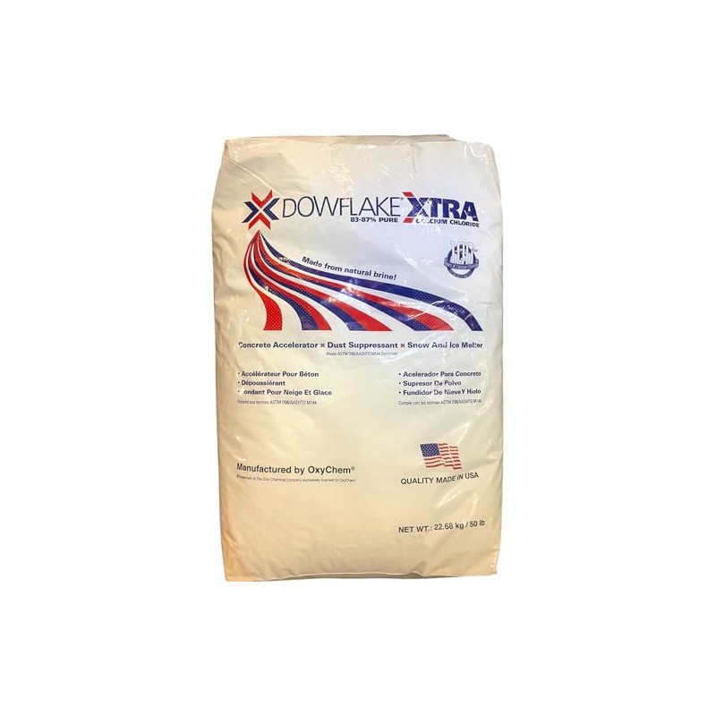 CHEMSTREAM DowFlake Xtra | Calcium Chloride Flake Ice Melt |