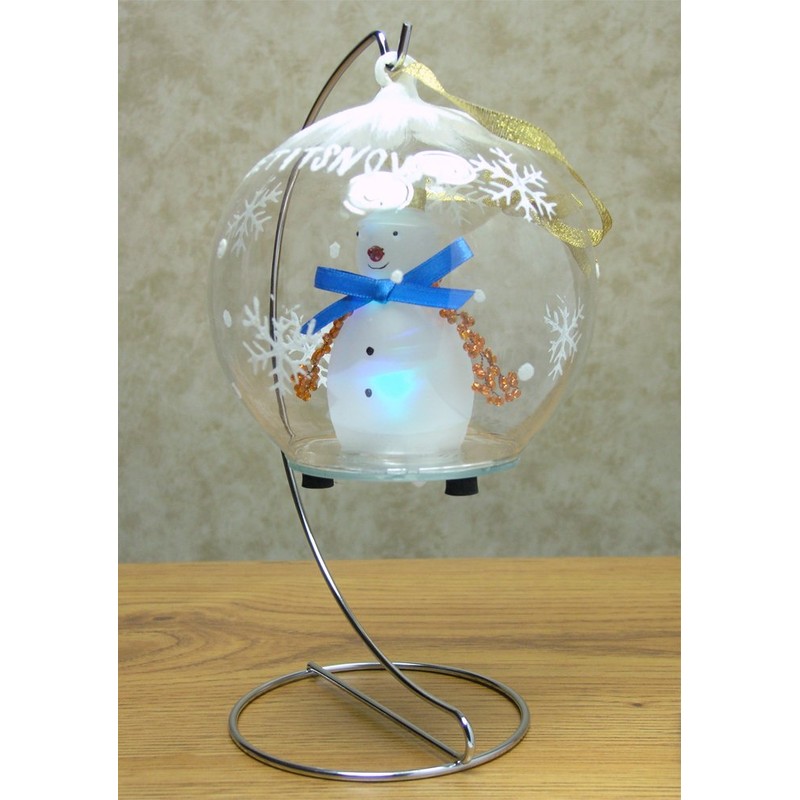 BANBERRY DESIGNS Silver Ornament Christmas Display Stand - Jewelry -