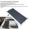 100W Solar Panel Kit 220W Inverter MPPT Controller Dual USB
