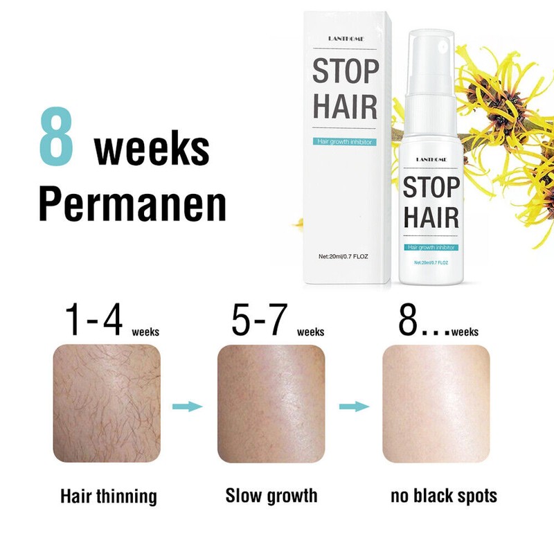 Extra Strong Permanent Hair Removal Spray Stop Hair Growth Inhibitor