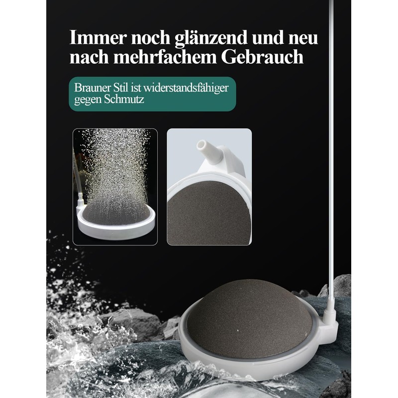 boxtech Aquarium Air Stone, Oxygen Stone Nano Bubble Air Stone