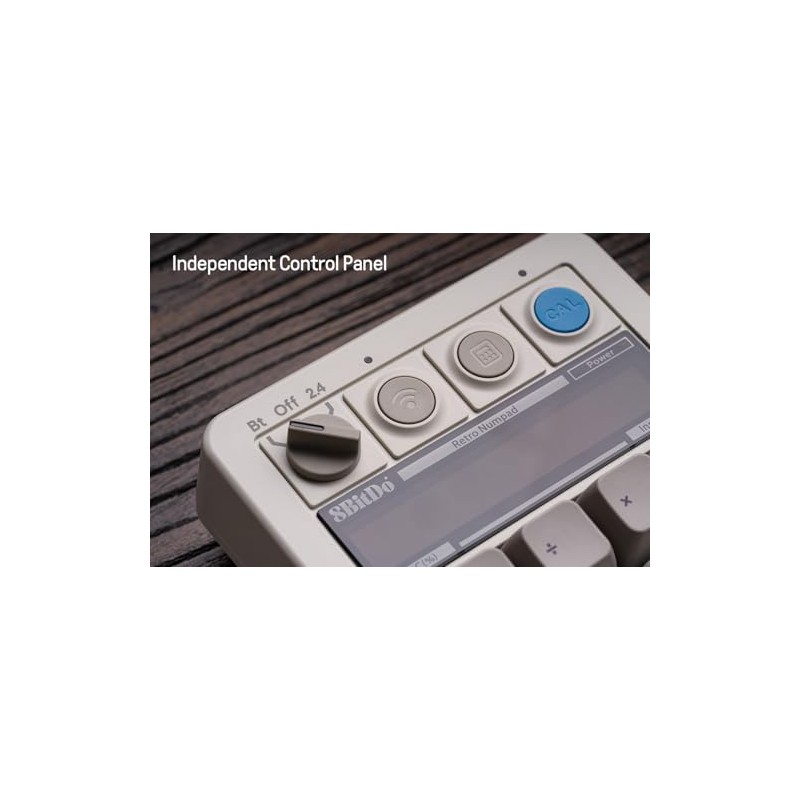 8Bitdo Numpad mecánico retro de 18 teclas, compatible con PC